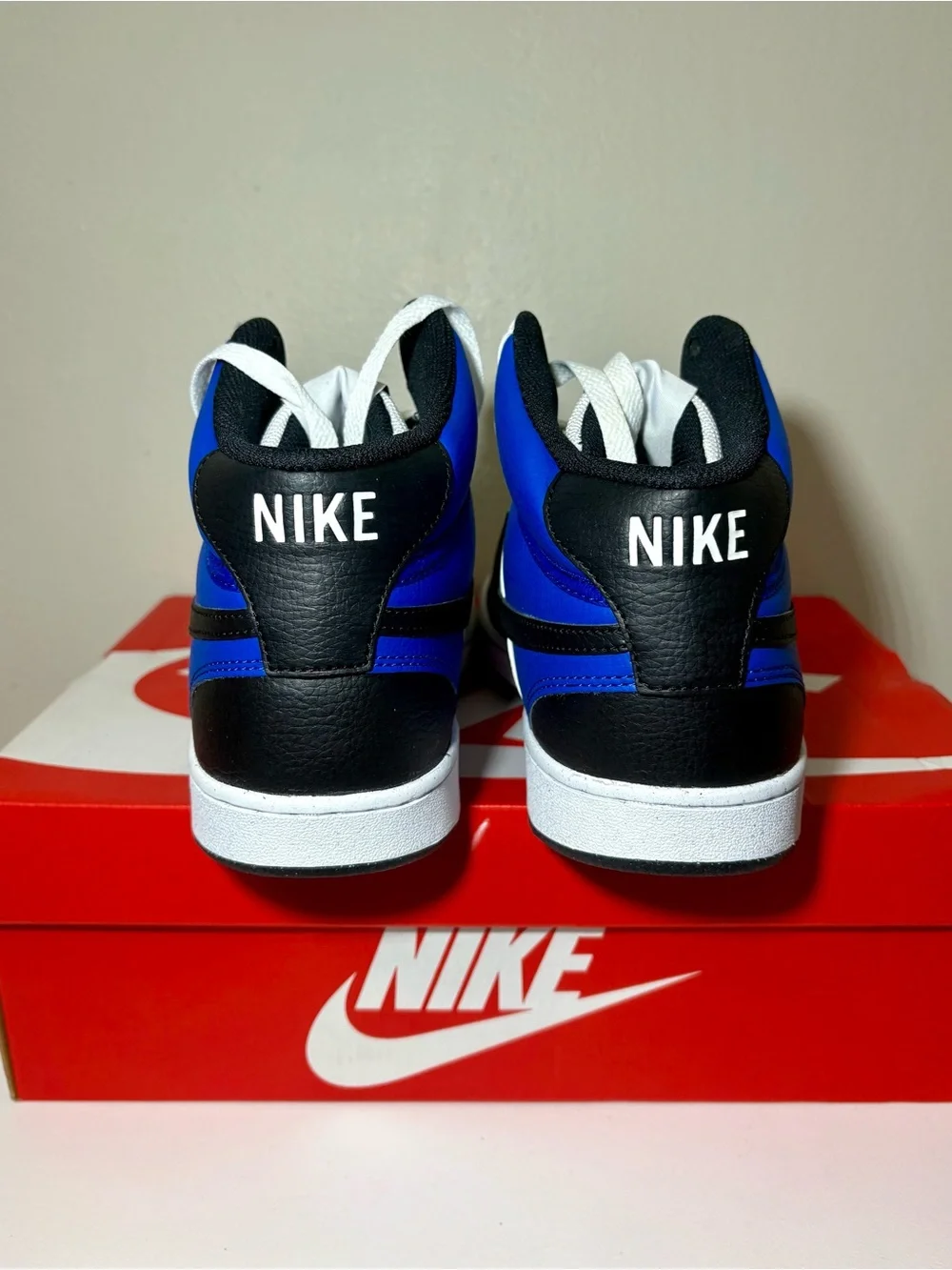 Brand New Nike Court Vision Mid Game Royal size 10.5